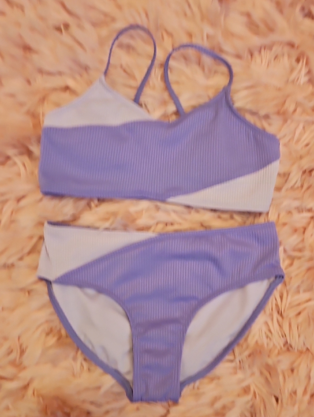 Girls Abercrombie kids Two Tone Purple Bikini. Size 11/12